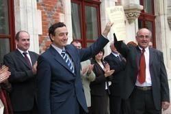 Svečani podpis listine o prijateljskem sodelovanju med Šentjurjem in Saint Florent sur Cher